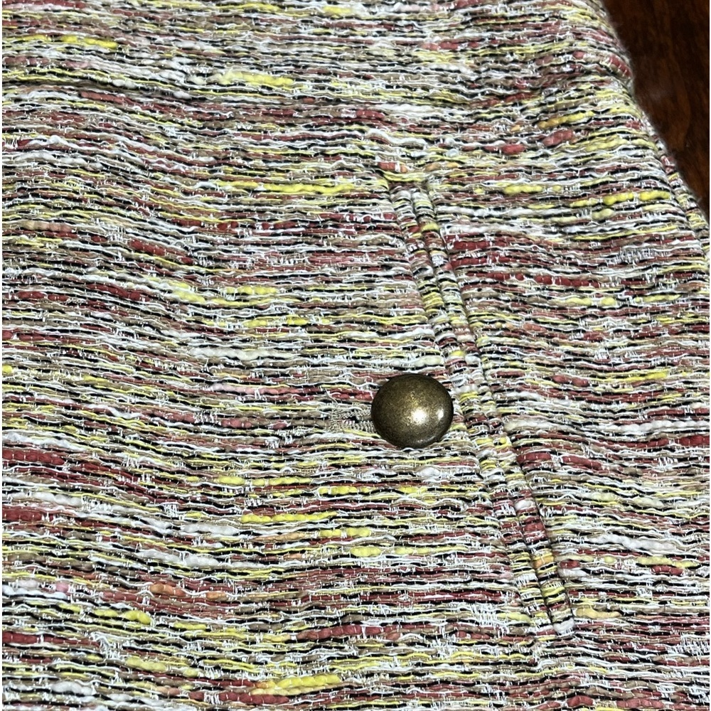 Loft/women’s tweed skirt, size 0, 18” long - Picture 4 of 8